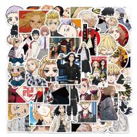 50PCS/Set Tokyo Revengers Anime Cosplay Stickers For Kids Luggage Laptop Skateboard Bike Stationery Kuroshitsuji Sticker