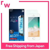 ELECOM iPhone SE Glass Film Glass 0.33Mm Blue Light Cut [รองรับ iPhone 5S / iPhone 5 / iPhone 5C] PM-A18SFLGGBL