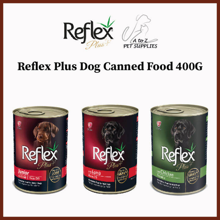 Reflex Plus Dog Canned Foods 400g Lazada