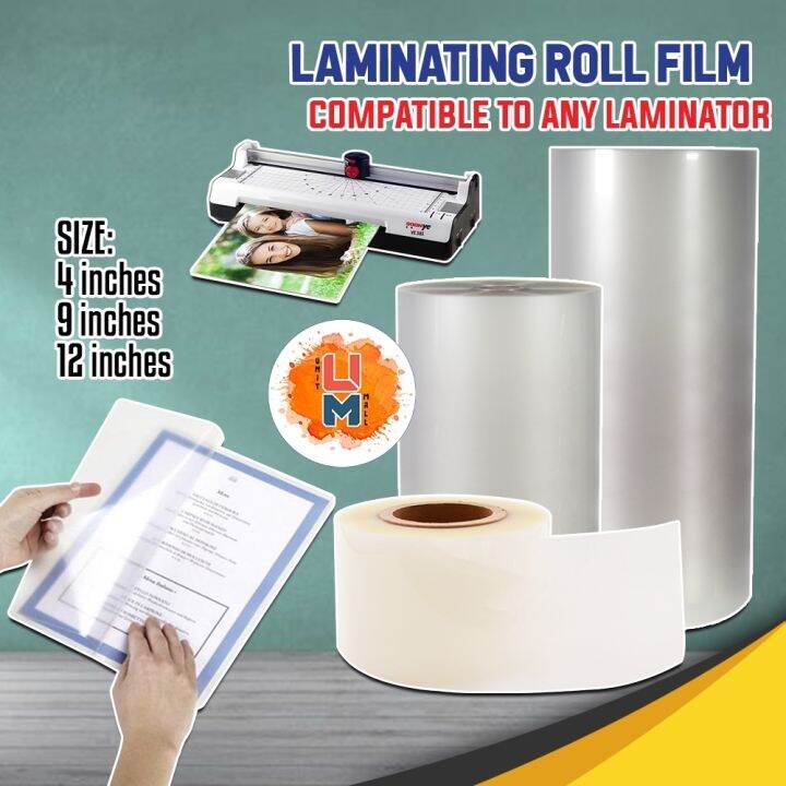 Laminating Film Roll Plastic Film 250 Microns 125 Microns 12 inch 9