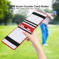 Camouflage Golf Score Counter Keeper ผู้ถือบัตรของขวัญอุปกรณ์กีฬาพร้อมดินสอ