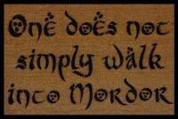 My Door Mordor Jrr Doormat Eco Friendly Decor Entry Rug Garden Kitchen Bedroom Indoor Outdoor Non-Slip Doormat