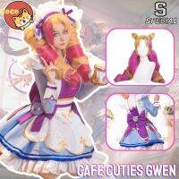 Cocos-S Game LOL Cafe Cuties Gwen Cosplay Costume Seamstress Gwen Battle Lolita Dress Daily Uniform Halloween Women Dress