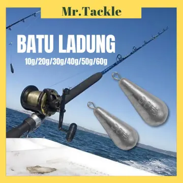 2-5pcs] Egg Sinker 10g-200g Batu Ladung Timah Olive Weighted Lead Fishing  Pancing Soft Plastic Jig Casting Sea Bottom