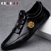 ♧ CLOHOO leather octopus mens shoes board shoes breathable casual leather shoes mens comfortable set of feet soft bottom soft leather board shoes men