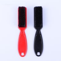 Black Small Beard Styling Brush Professional Shave Barber Vintage Oil Head Shape Carving Cleaning 【hot】﹍❍☍