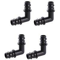 【YF】✜✣✗  50 Pcs Barbed Elbow 1/2  Pipe Hose Fittings Garden Irrigation Connectors 16mm Repair Couplings