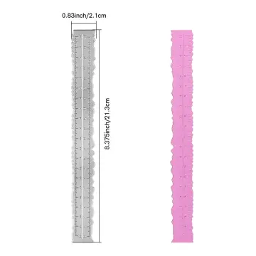 Deckled Edge Ruler Metal Cutting Dies 3 Styles MD618 