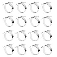 16 Pcs Napkin Rings Handcraft Dinner Table Napkin Holders Alloy Napkin Rings