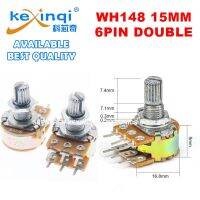 【jw】✣▫♘ 5pcs WH148 6PIN 15mm Linear Taper Potentiometer Resistor for 1K B5K B10K B20K B50K B100K B250K B500K 1M