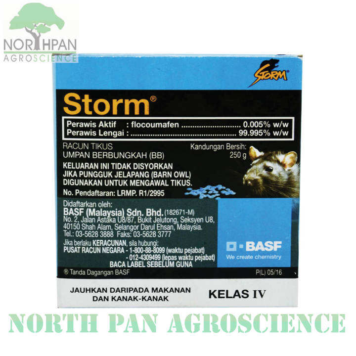 Storm / 250 g / Rodenticide / Basf / Pest control against rats and mice