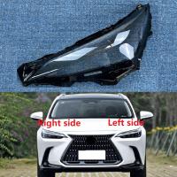 Lampu Depan Mobil เปลือกสำหรับ Lexus NX 2022ฝาครอบไฟหน้าพลาสติกเลนส์ใสลูกแก้วแทนที่โป๊ะเดิม