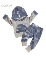 【OKLADY】Toddler Baby Boy Clothing Baby Boy Clothing Hoodie Camo Pants Set for Fall