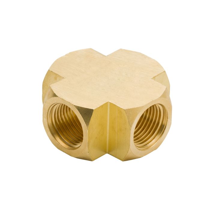 3950-2pcs-brass-pipe-fitting-4-way-connector-barstock-cross-1-8-quot-1-4-quot-3-8-quot-1-2-quot-npt-female-thread-for-plumb-water-gas-pipe