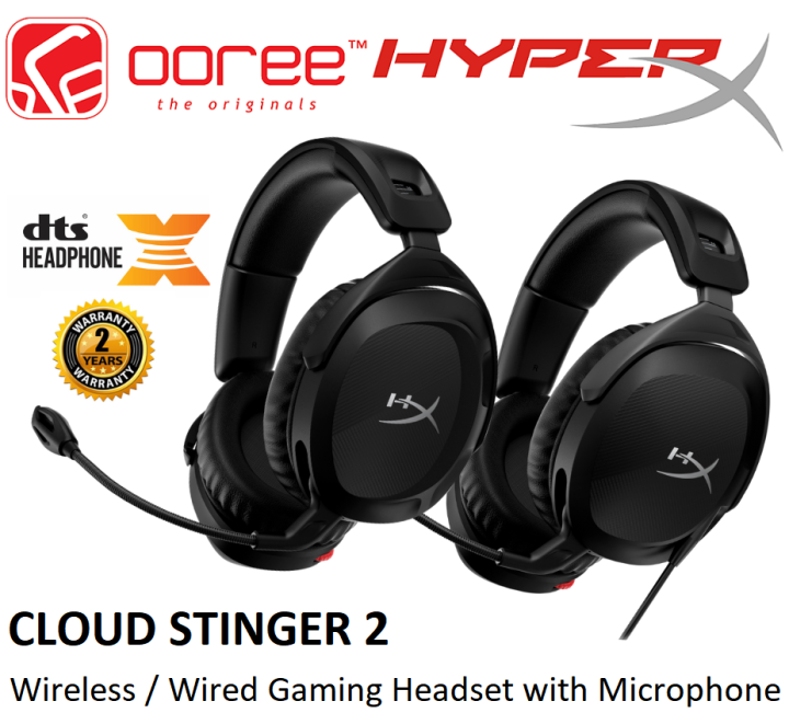 HYPER-X HYPERX CLOUD STINGER 2 WIRED / WIRELESS GAMING HEADSET ...