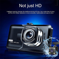 ด้านหน้าและด้านหลังกล้องรถชน1080P HD,กล้องติดรถยนต์หน้าจอ IPS 3.0นิ้ว,G-Sensor,การตรวจจับการเคลื่อนไหว,จอภาพที่จอดรถ