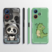 Infinix เคส X669 30i ลายการ์ตูนไดโนเสาร์น่ารักเคสโทรศัพท์ซิลิโคนเหลวนิ่มกันกระแทกสำหรับ Infinix Hot 30 Hot30i