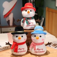 【CW】25/45cm New Style Christmas Doll Stuffed Plush Snowman Doll Cartoon Plush Pillow Toy For Kid New Year Christmas Gift Home Decor