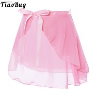 ❈ Women Girls Ballet Dance Skirt Classic Sheer Gymnastics Wrap Scarf Skirts Practice Training Stage Performance Dancewear