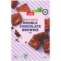 Coles Chocolate Brownie Mix Flour 500g. Baking tools Baking powder baking equipment and tools