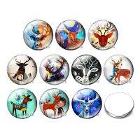 Fashion Lovely Cartoon Cats beauty 10pcs 12mm/18mm Round photo glass cabochon demo flat back Making findings