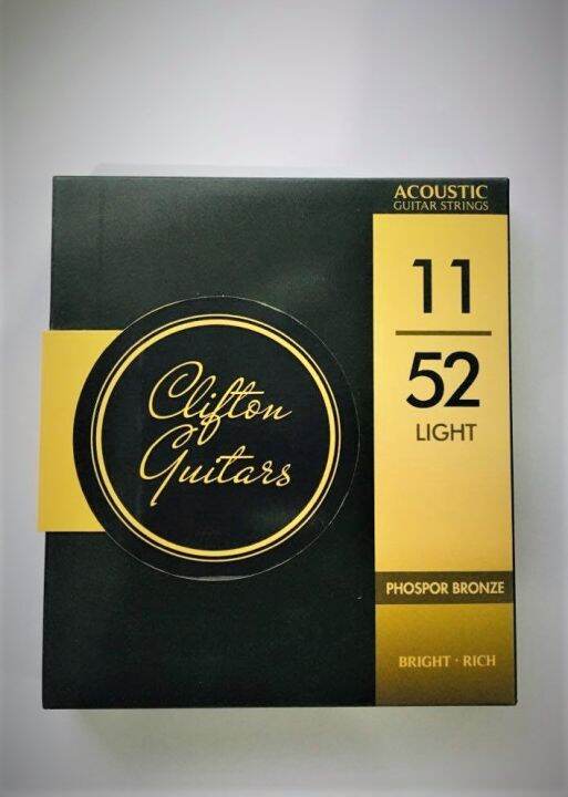 Clifton Phosphor Bronze Coated Acoustic Guitar Strings 1152 (ORIGINAL