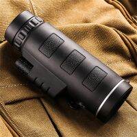 40X60 Outdoor Powerful Compass Monoculars Long Range Portable Mini Waterproof Telescope Monocular for Hunting Camping