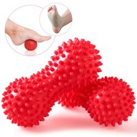 Peanut PVC Yoga Supplies with Thorns Workout Massage Peanut Hand Ball Yoga Fitness Ball Inflated Air Bag Peanut Ball