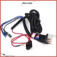 Mecola ชุดบังเหียนมีสายไฟฟ้า12V แฟลชเซ็ต,แตรรถชุดรีเลย์สำหรับติดตะแกรงรถบรรทุกรถตู้อัตโนมัติ