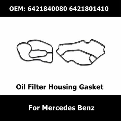 6421840080 6421801410 Ruer Oil Filter Housing Gasket For Mercedes Benz ML320 ML350 R320 Dodge Sprinter Free Shipping