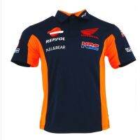 เสื้อโปโลแขนสั้น พิมพ์ลาย Moto GP Racing สําหรับผู้ชาย