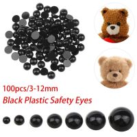 100pcs 3-12mm Plastic Safety Eyes Puppet Crafts Children Kids