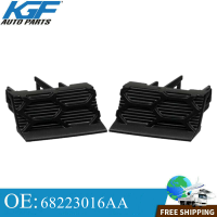 2PCS คู่ไฟหน้าเครื่องซักผ้าฝาครอบสำหรับ2014-2017 Jeep Grand Cherokee 68223016AA 68223017AA