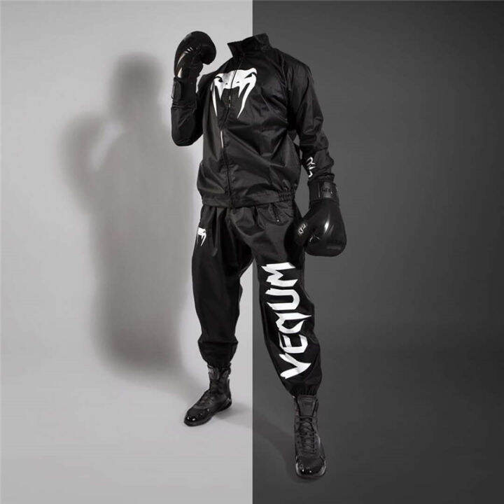 VENUM SAUNA SUIT venom boxing suit Muay Thai fighting training suit sweating suit sauna fat