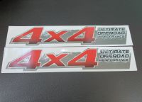 VIGO สติกเกอร์ 4X4 UALTIMATE OFFROAD PERFORMANCE  ติดข้างท้ายรถ ซ้าย-ขวา 1คู่ งานเทียบ ใส่กับ โตโยต้า ไฮลักษ์ วีโก้  สำหรับ Toyota hilux vigo 4X4   2004-2014