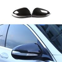 Carbon Fiber Right Drive Rearview Mirror Cover Trim for Mercedes Benz C E GLC S Class W205 W213