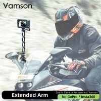 ♀☃ Vamson Aluminum Alloy Extension Rod Extended Arm Adapter Mount for GoPro 11 10 9 Insta360 DJI Sjcam Drift EKEN AKASO Accessory