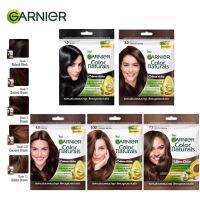 แพ็ค2ซอง Garnier Color Naturals Cream Rich การ์นิเย่ คัลเลอร์ ครีมเปลี่ยนสีผมถาวรเพื่อผมนุ่มสวยไม่แห้งเสียปราศจากแอมโมเนีย