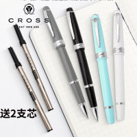 ปากกาลูกลื่นสีน้ำเงิน CROSS Bailey Light Polished Resin พร้อม Refills Business Office Pen Student School Stationery Supplies NB504