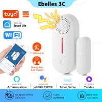 Tuya Smart Home Alarm WiFi Door Sensor Open Closed Detector Home Burglar Alarm Security Protection Smart Life for Alexa Google Household Security Syst