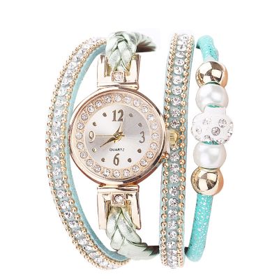 （A Decent035）ของขวัญสำหรับผู้อ่านผู้หญิงผู้หญิง FashionBand นาฬิกาข้อมือแบบอะนาล็อก