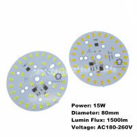 10ชิ้น15วัตต์5730 SMD PCB, 80มิลลิเมตร AC180-260v LED แผ่นอลูมิเนียม, ไม่มีประโยชน์ไม่จำเป็นต้องขับรถจัดส่งฟรี