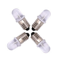 5pcs E10หลอดไฟ LED E10 DC 3V 4.5V เครื่องมือหลอดไฟ E10ตัวบ่งชี้หลอดไฟ Old Fashioned ไฟฉาย bulb