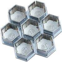 【ใหม่】16 Pcs 19Mm สกรูยางรถยนต์หมวกเมตริก Hex ฝาครอบน็อตสำหรับ Peugeot 307 308 408 206 207ล้อ Nut ขอบปก Decor