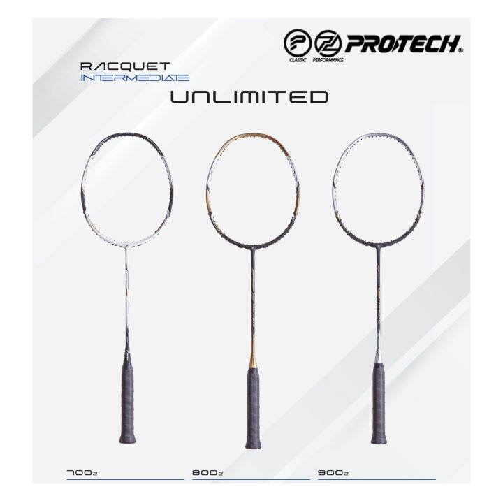 Protech Badminton Racket UNLIMITED Z (4UG2) MAX 28LBS Lazada
