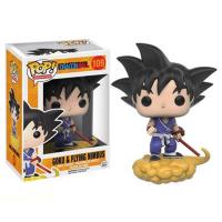 In Stock 10Cm Funko Pop Dragon Ball Goku Flying Nimbus Tendon Head Cloud 109 J Anime Character Static Doll Collectible Model