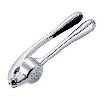 Professional Kitchen Garlic Press กระเทียมบดหนักด้ามจับนุ่มทำความสะอาดง่ายและทนทานสูง