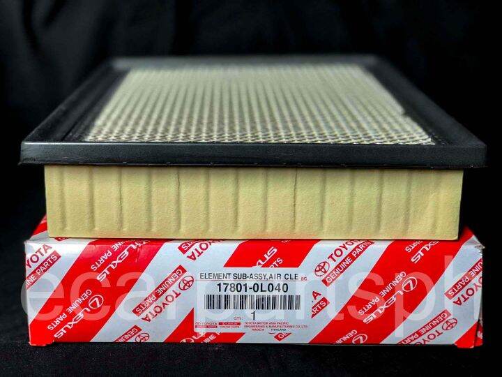 Toyota Air Filter Innova / Fortuner / Hilux 2016 up 178010L040 Lazada PH