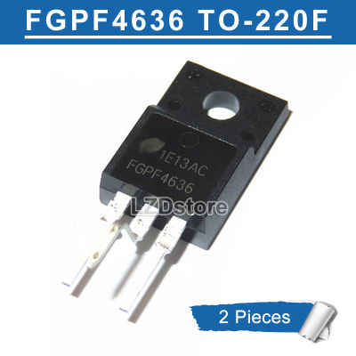 2ชิ้น TO-220F FGPF4636 FGPF 4636 TO220F 360V/60A ทรานซิสเตอร์ใหม่แบบดั้งเดิม IGBT