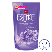 [ทั้งหมด 3 ชิ้น] ESSENCE เอสเซ้นซ์ น้ำยาปรับผ้านุ่มUV รีฟิล ม่วง 600 มล.